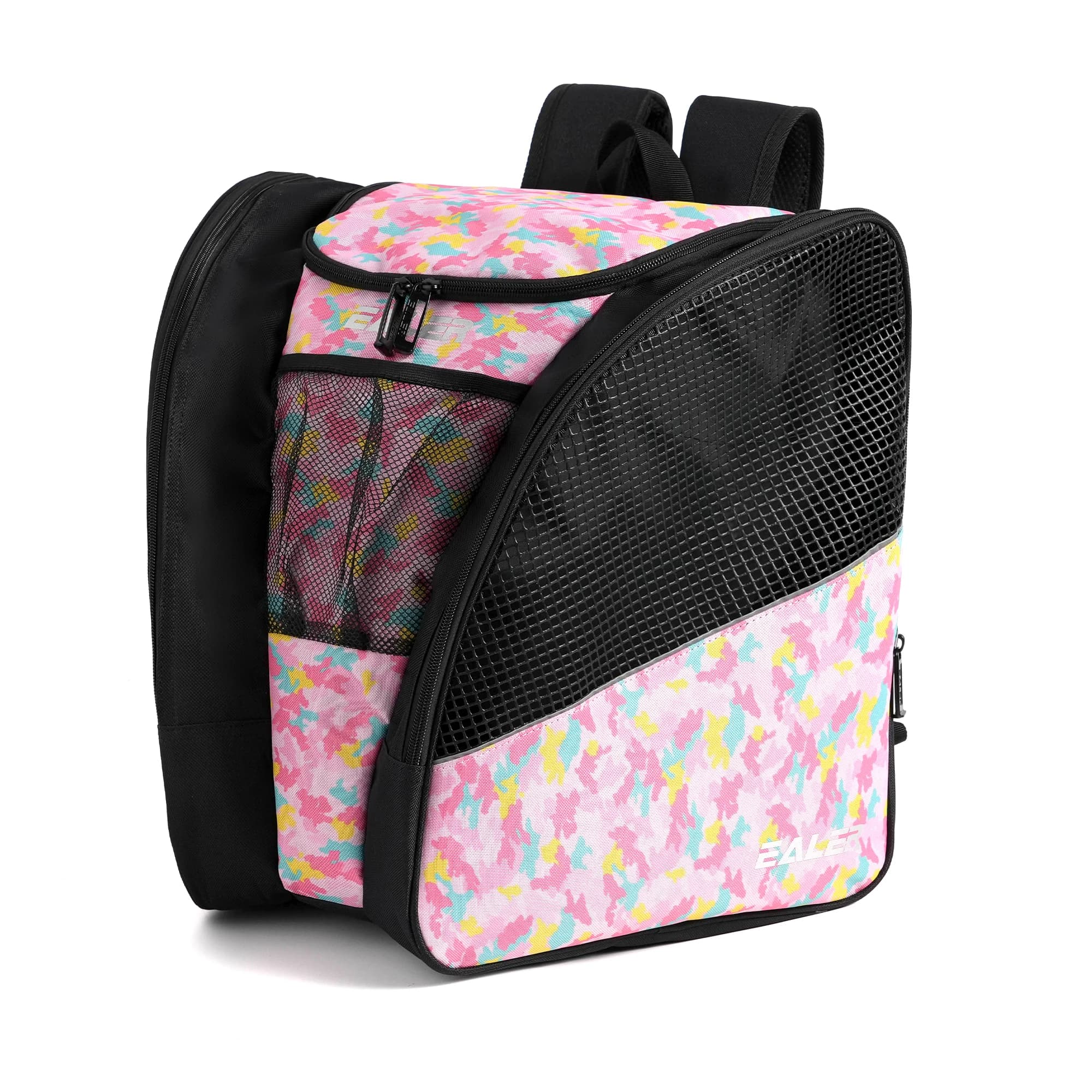 EALER SBH202 Serie Zaino per pattini da ghiaccio Pattini a rotelle e borsa per scarponi da sci-Grande capacità con acqua/attrezzatura protettiva