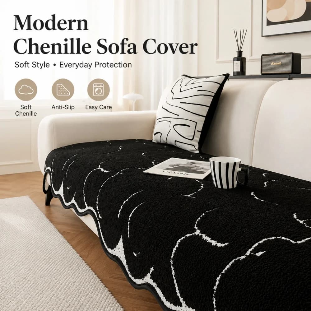 1PC Sofa Cushion Irregular Special-shaped Cute Cloudy Premium Sofa Non-slip Cover Cover Towel Home Textile