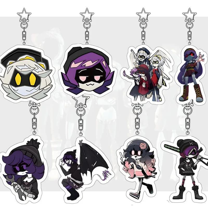 Murder Drones Acrylic Pendant Uzi N Game Figure Keychain Exquisite Bag Decor Keychain Student Cartoon Collect Birthday Gift