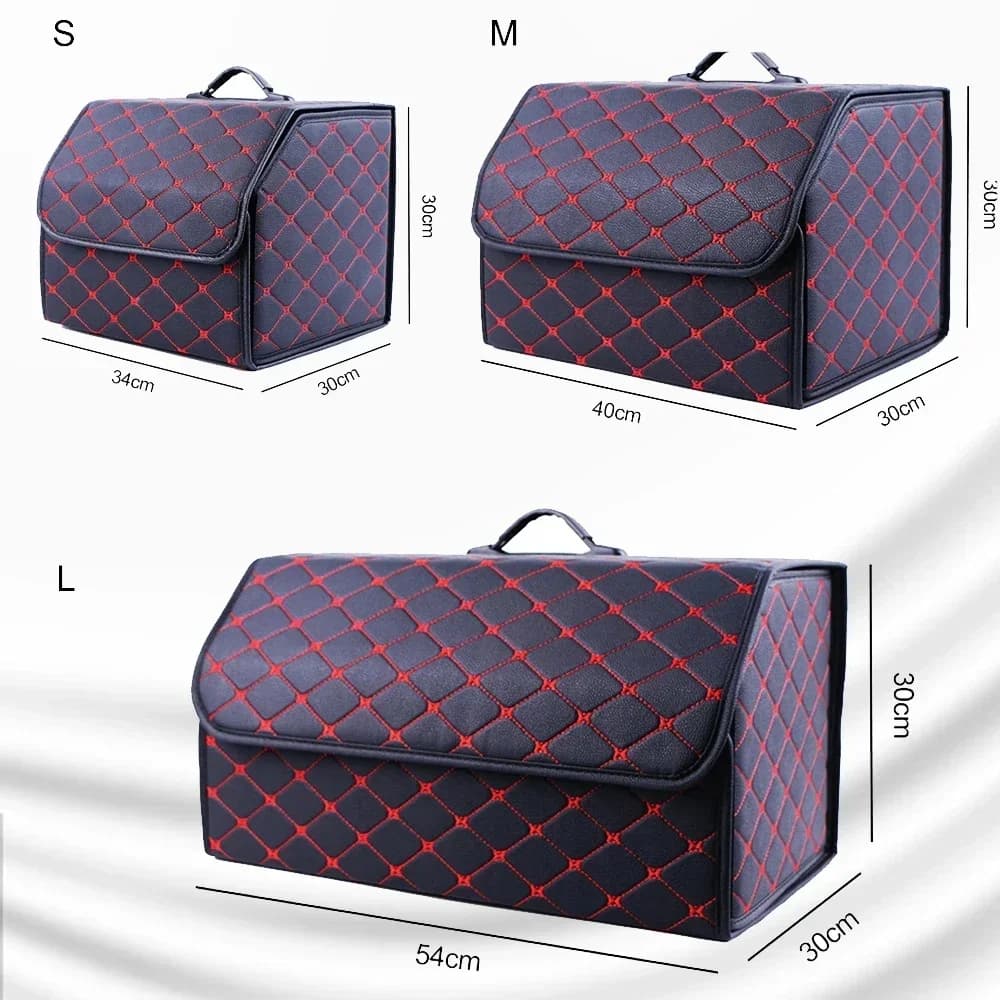 Organizzatore di stoccaggio per bagagliaio per auto pieghevole multiuso con coperchio Borsa di stoccaggio per auto portatile Organizzatore per bagagliaio per auto