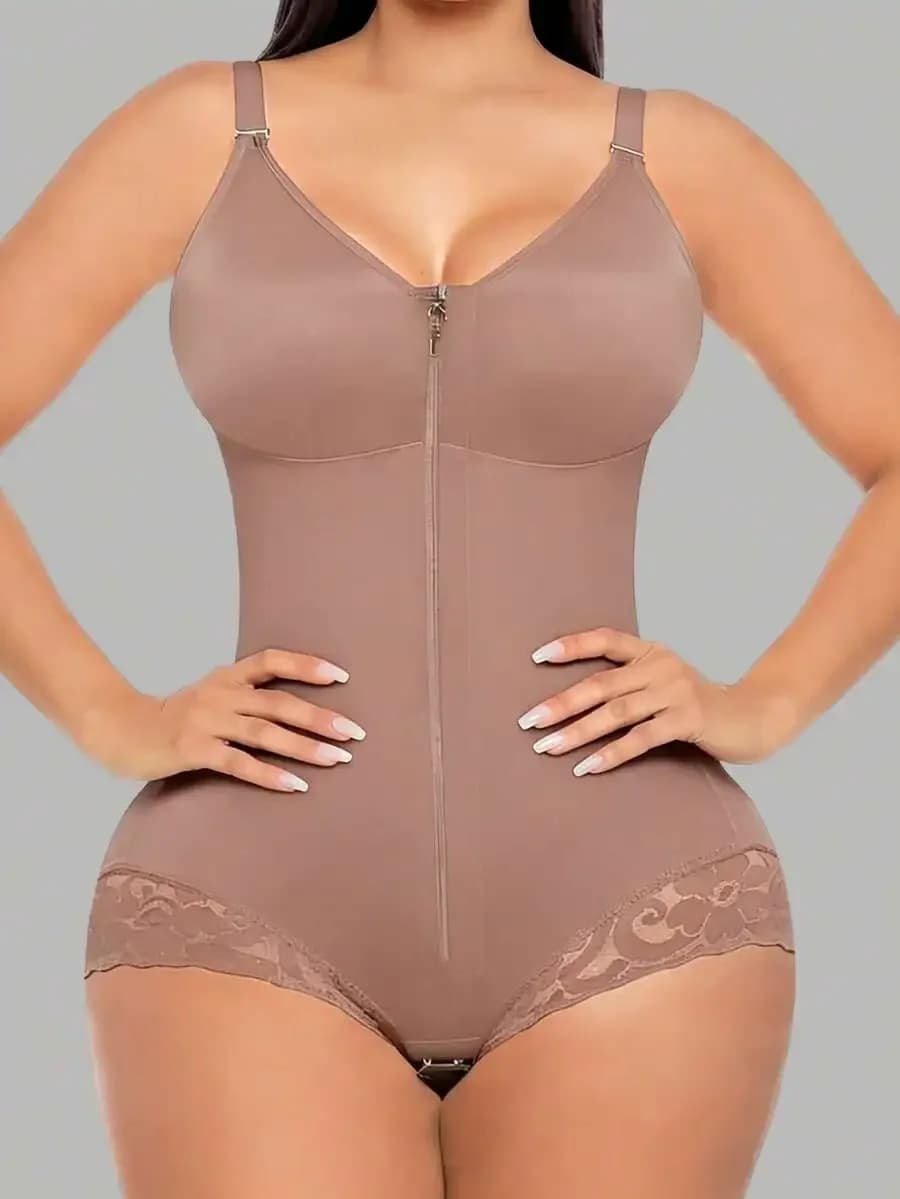 Faja Colombianas Moldeadoras Body Shaper Shapewear Tummy Control With Zipper