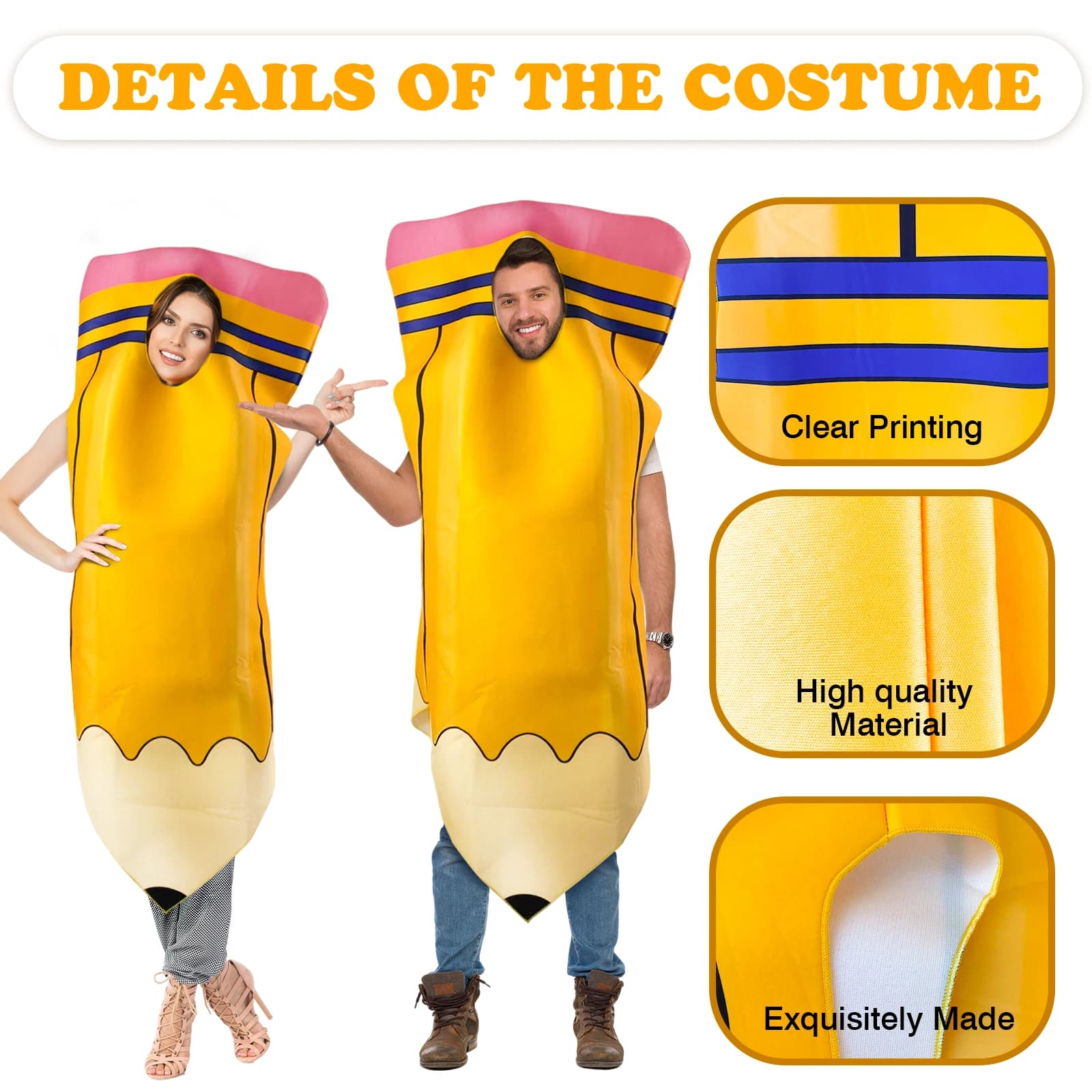 ‌2025 New Pencil Sports Costume for Adults - Uniform Set, Halloween Party & Cosplay Fancy Dress, October Festive Decorations