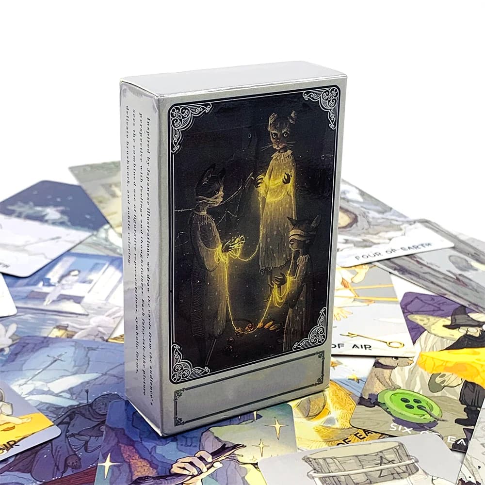 Carte dei Tarocchi, edizione con illustrazioni mistiche, gioco di carte da tavolo, perfetto per la meditazione, la guida spirituale e per collezionisti
