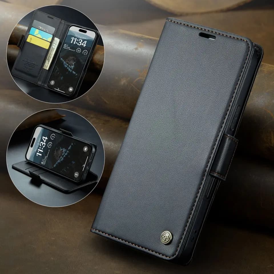 Per Samsung Galaxy S25 Ultra S24 S23 S22 S21 S20 S10 Plus Custodia in pelle RFID Portafoglio Libro Coque Samsung S25 Edge S 25 FE 24 Funda