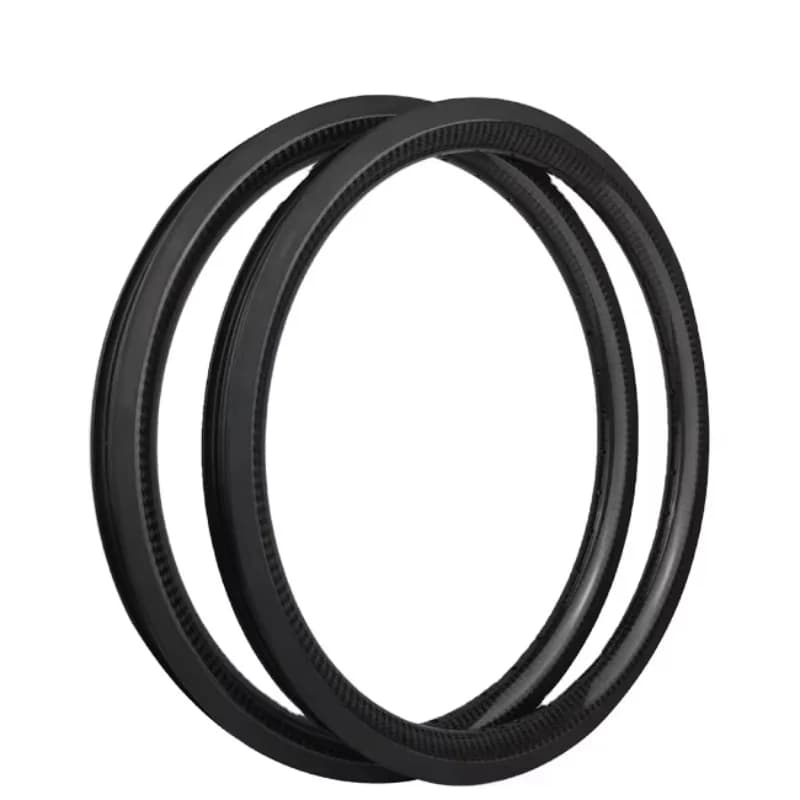 Cerchi in Carbonio da 20 Pollici per Bici BMX da Corsa, Larghezza 27mm 30mm, Freno V, Tubeless, BSD 406, Set Ruote per Bici Pieghevole