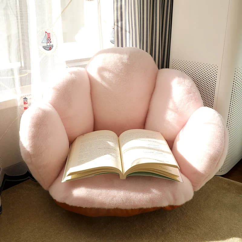 Cuscino da seduta corto in peluche Lettino Comodi cuscini ergonomici Cuscino pigro e rilassante per bambini Cuscinetti decorativi per tessuti per la casa