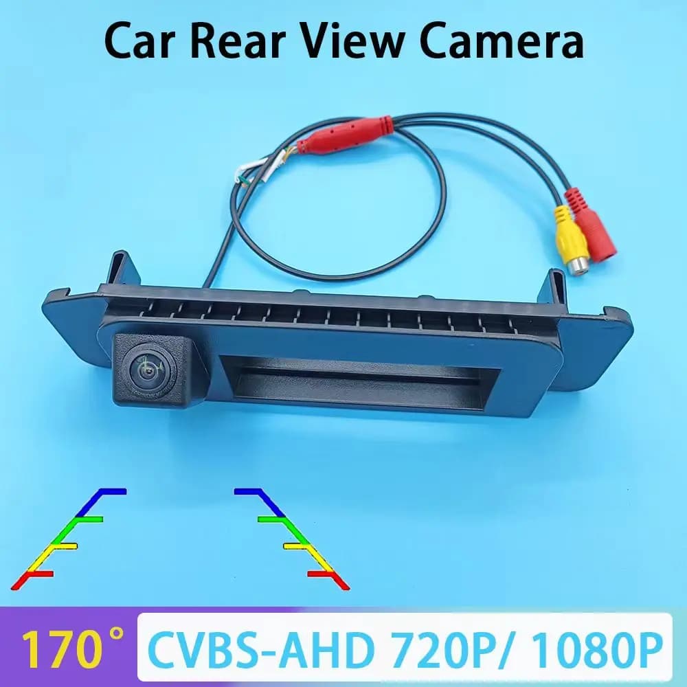 Telecamera Posteriore AHD 1080P per Mercedes Benz Classe CLA C117 CLA180 CLA200 CLA220 CLA250 CLA45 AMG 2013~2018, Integrata nella Maniglia del Bagagliaio