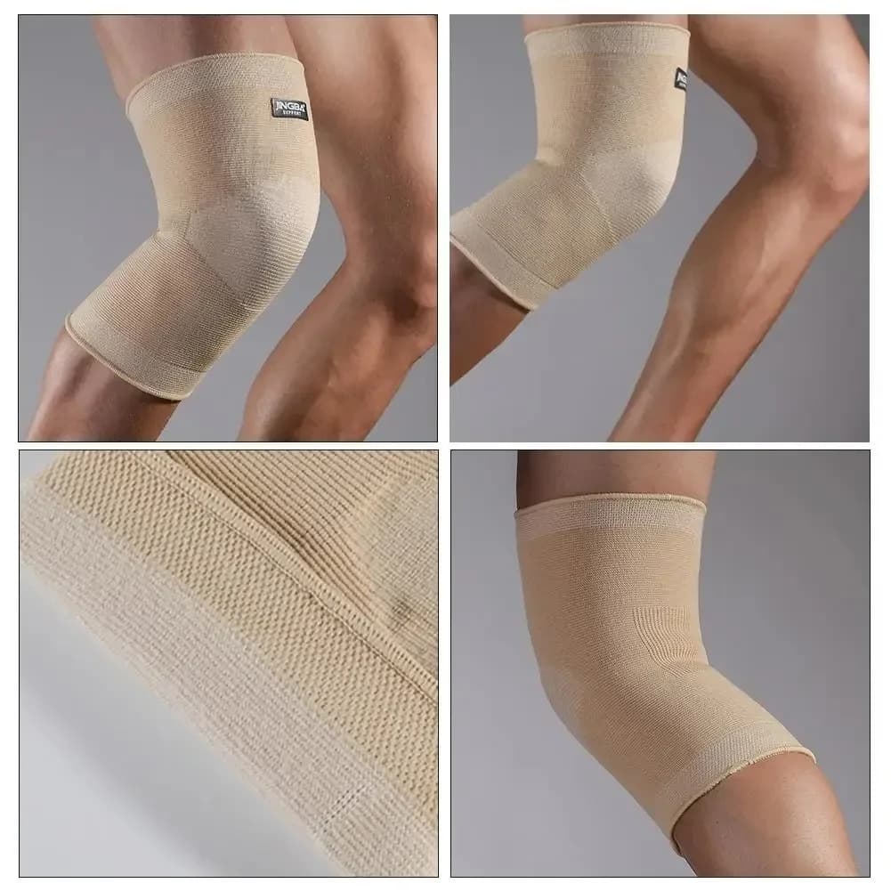 1 pz ginocchiera in nylon elastico estate sport all'aria aperta ginocchiere da basket ginocchiera protezione di sicurezza Rodillera Deportiv