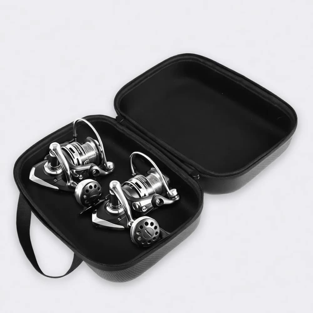 Waterproof Fishing Reel Storage Case Hard Shell EVA Tackle Pouch For Spinning Baitcasting Electric Reels Outdoor Gear Box