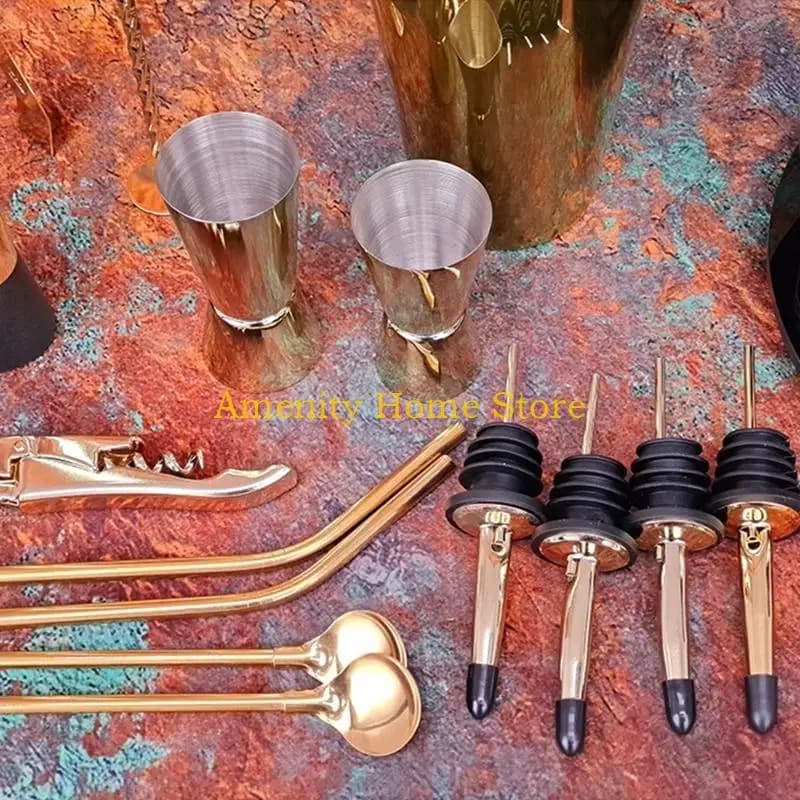 F26C 20 pezzi set shaker per cocktail bar in acciaio inossidabile barista drink party mixer vino