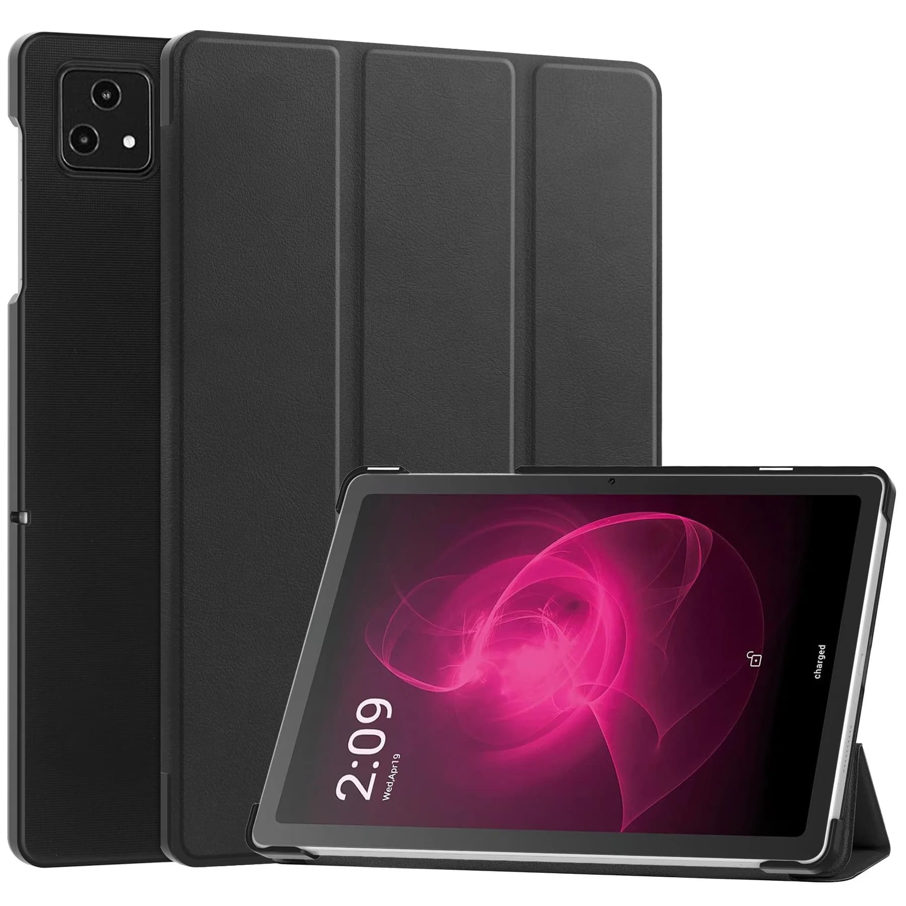 Per T-Mobile Revvl Tab 1 2 5G T Mobile Tab1 Tab2 Custodia per tablet Custer Staffa di supporto Flip Cover in pelle