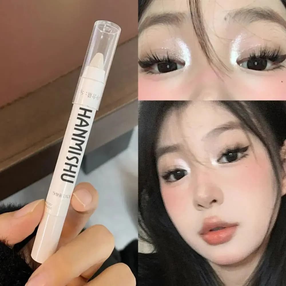 Diamond Silkworm Eyeshadow Liner Pencil Matte Glitter Eyeliner Pen Long Lasting Face Makeup Diamond Silkworm Pencil Face Makeup