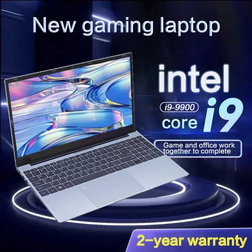 【Garanzia di 3 anni】Notebook portatile Windows 11 Pro da 15,6 pollici, computer da gioco, PC per giocatori, Intel Core i9 9900, laptop i9
