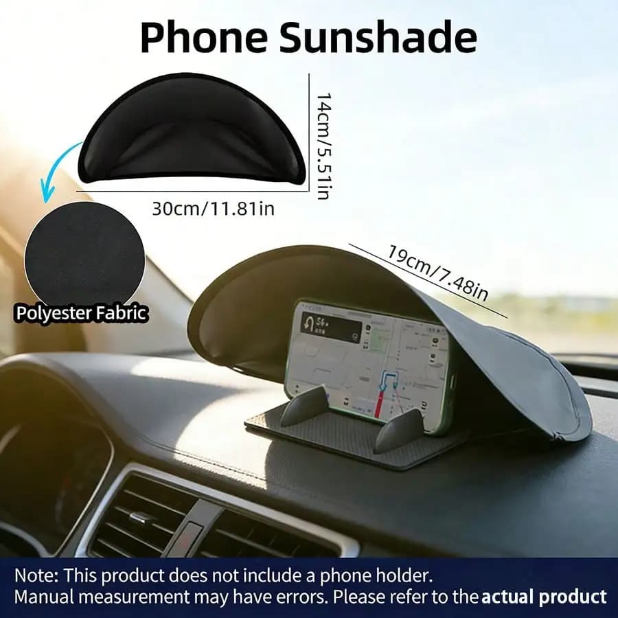 1Pc Foldable Car Dashboard Sun Shade, Effectively Blocks Sunlight, Practical For Summer Driving, Suitable For Travel And Camping