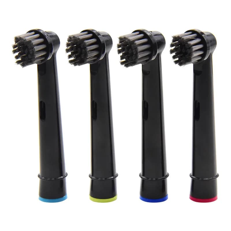 4 pieces of bamboo charcoal bristles spare heads for Oral B electric tooth brush head
