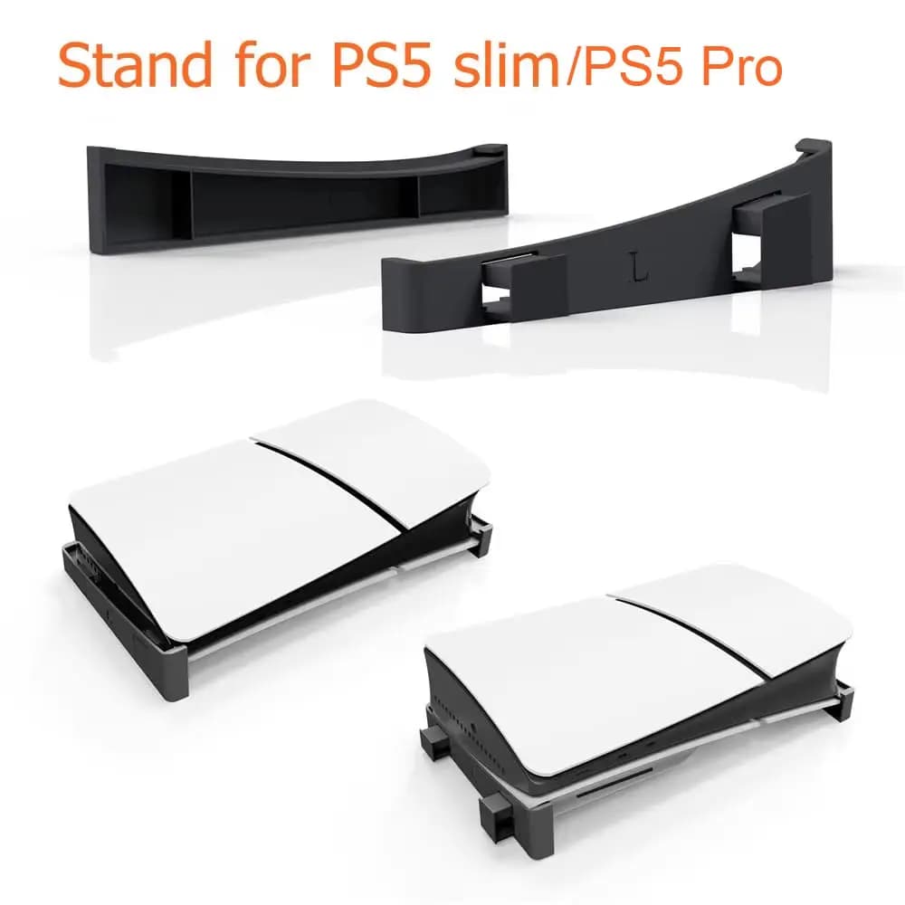 Supporto per console Supporto di archiviazione orizzontale per PS5 Pro PS5 Supporto base sottile per Playstation Disc Edizioni digitali per accessori PS5