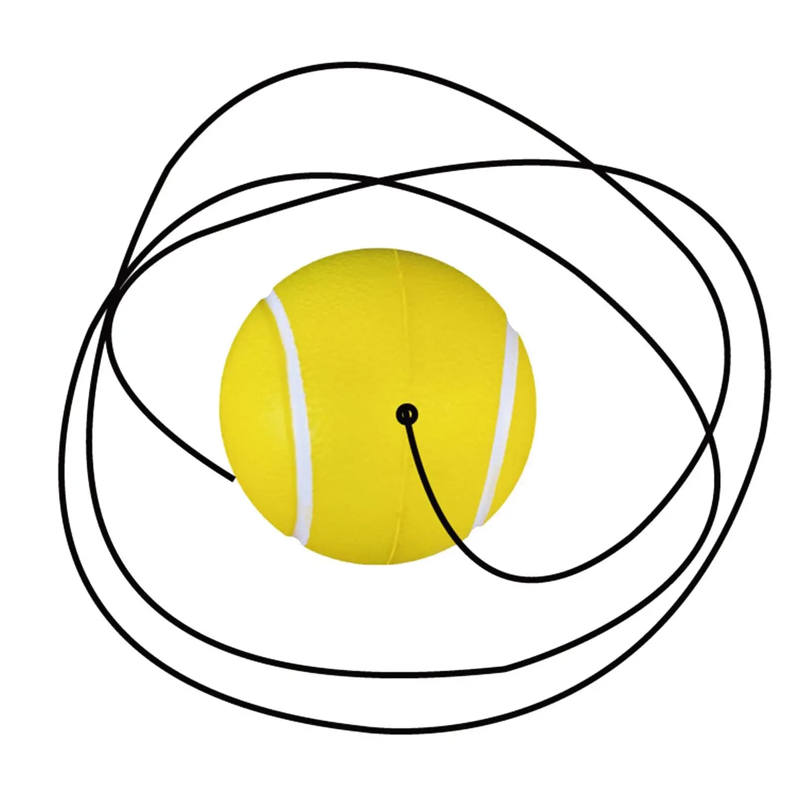 Tennis Training Ball PU Durable Tennis Practice Equipment Sport Accessories Single Exercise for Beginners and Kids