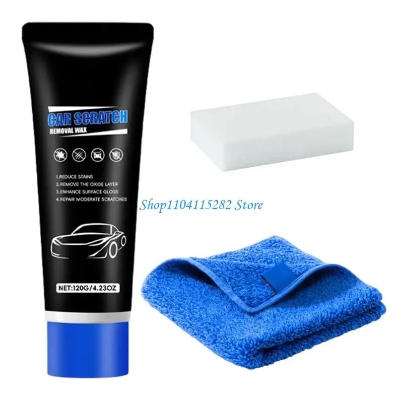 Cera per riparazione graffi auto Restauratore vernici per superfici auto 120G/4,23 once Cera lucidante per rimozione graffi e