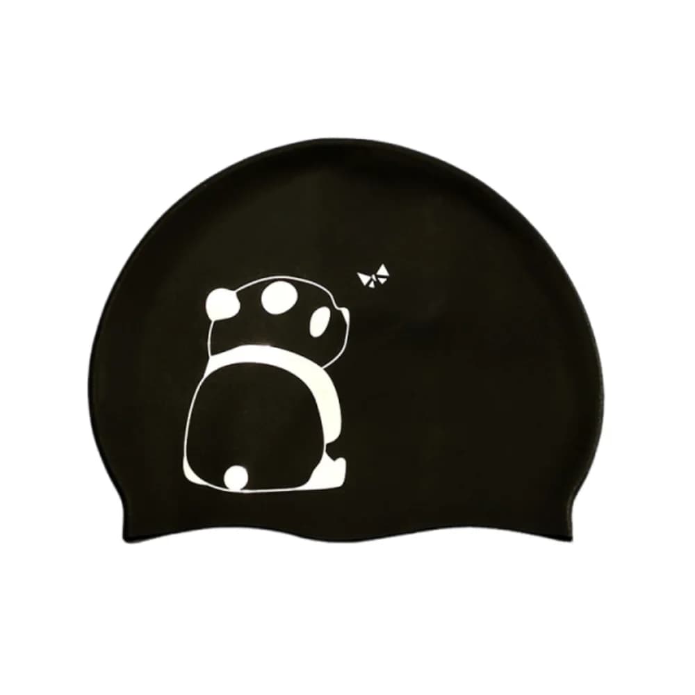 Comfortable Wear Plus Size Swimming Cap Printed Pattern Anti Slip Diving Hat Elastic Ear Protection Bathing Caps Adult Swimming