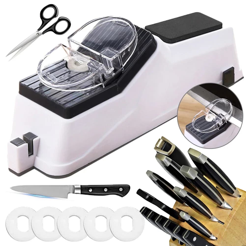 Automatic knife trimmers, USB rechargeable sharpeners, professional fastening tool, kitchen knive tool, fine grinding blade