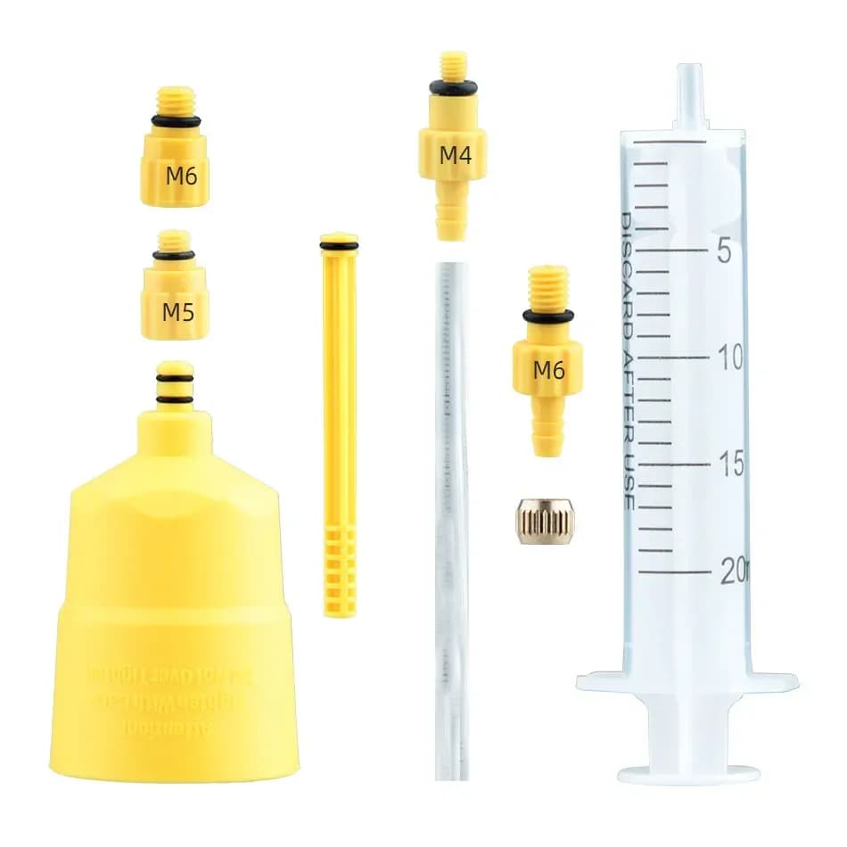 Kit di strumenti di spurgo idraulico per bicicletta per il sistema di dischi Goodtaste serie Xod utilizzare il freno dell'olio minerale EZmtb M315 strumenti di lubrificazione bici