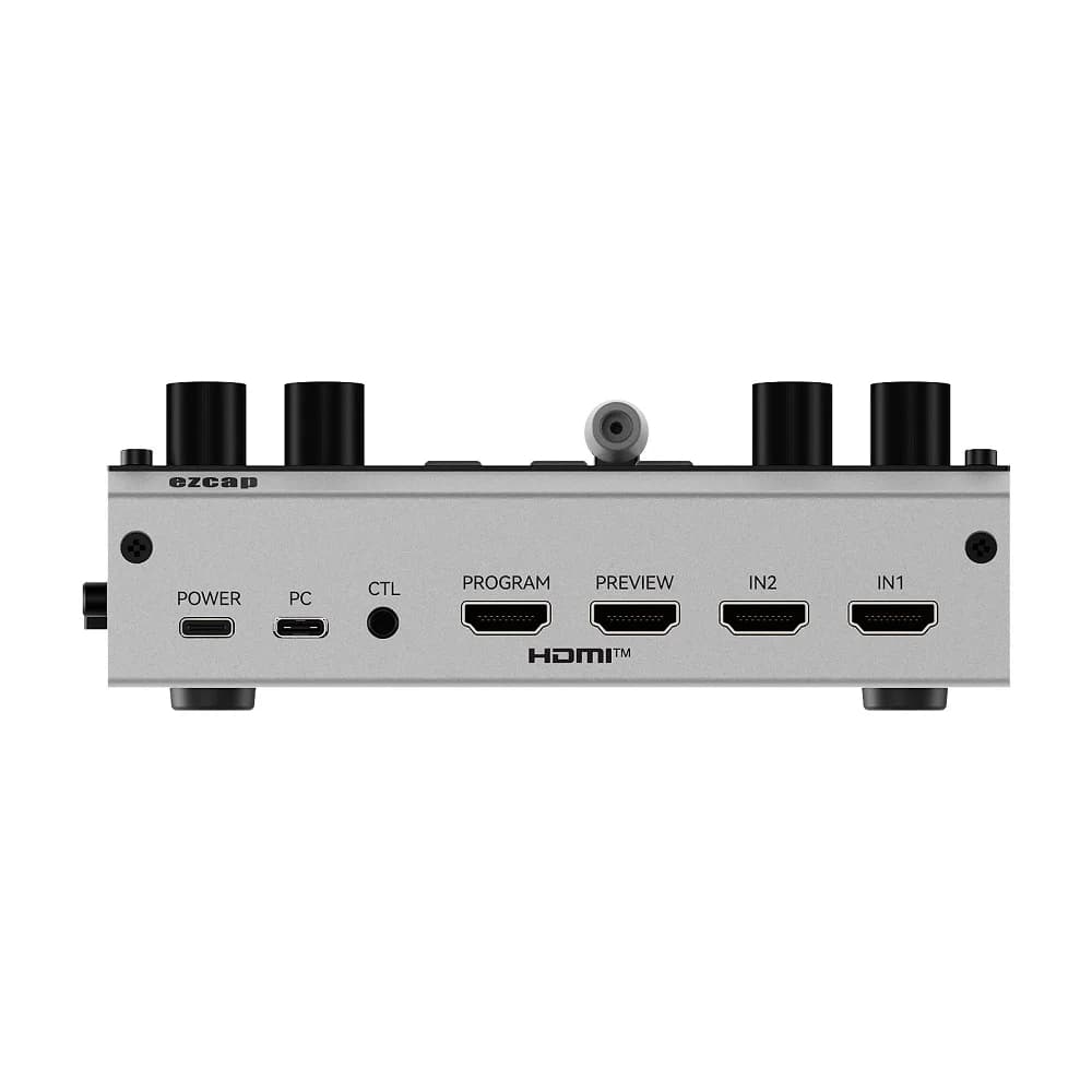 2026 new 4K30 Video Mixer Switcher with 2 HDMI Input PGM Output 2 HDMI Capture Card CTL LINE IN MIC Earphone In for Game Church