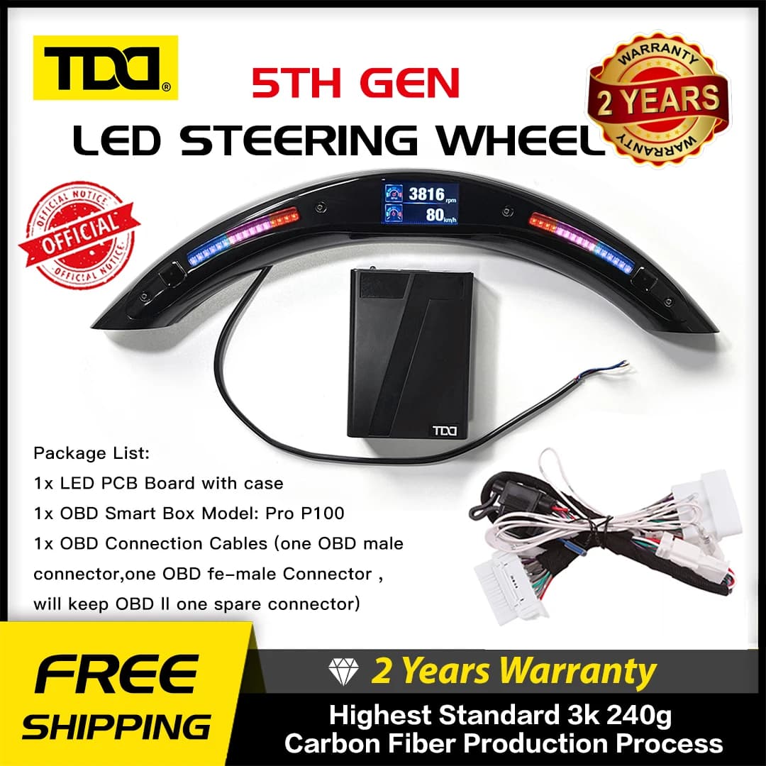 Kit display LED TDD Kit volante Uso universale Motori ICF Modello classico Modello Galaxy Pro Schermo dati di guida intelligente