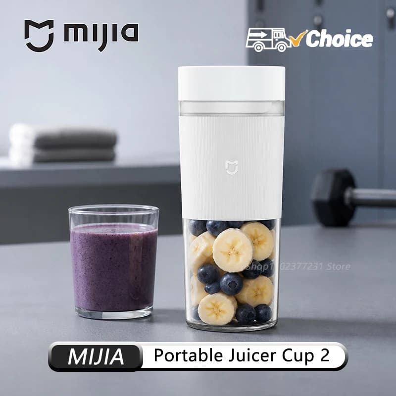 MIJIA Portable Juicer Cup 2 Electric Fruit Blender Machine Orange Juicer Kitchen Food Processor Make Juice Extractor CN