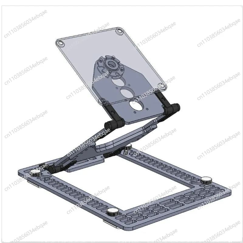 For Thin Folding Portable Monitor Stand 75mm Hole Pitch Wall Mounted Portable Screen