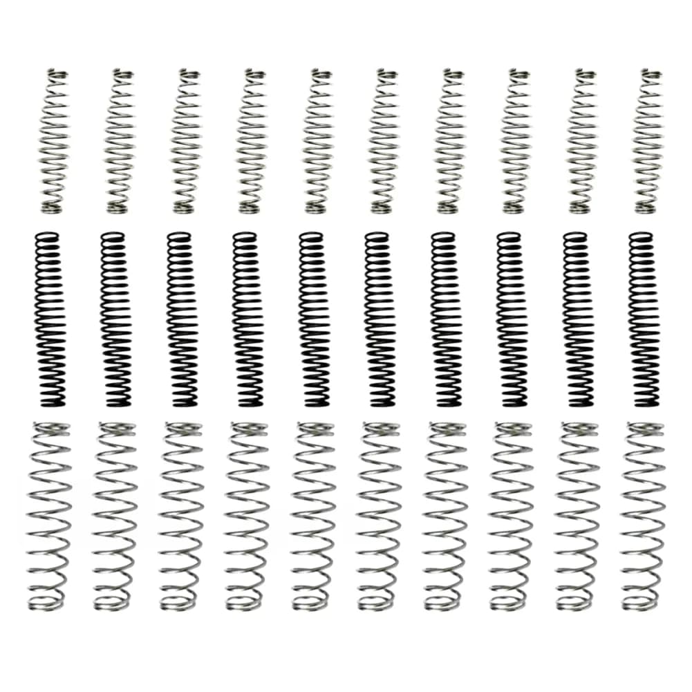 30 Count Replacement Springs for Pruning Shears 3 Sizes 4.3 0.6cm 5.5 0.6cm 4.8 0.9cm Iron Material for DIY Repair