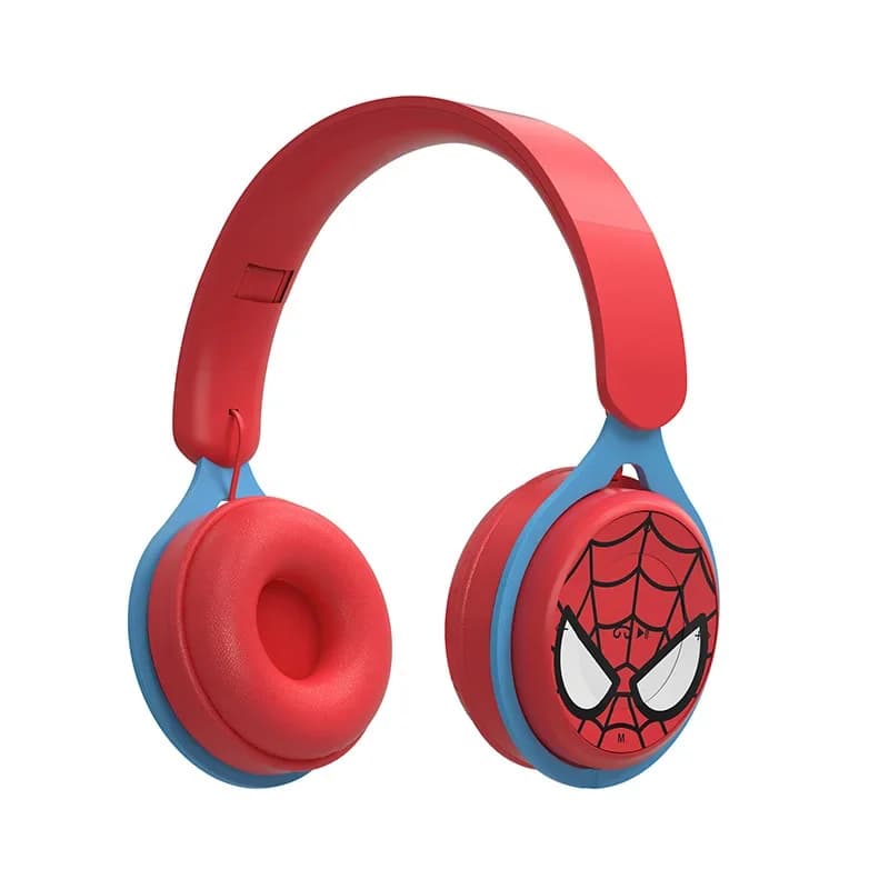 Y08 Wireless Bluetooth Headphones Cartoon Spider Man Foldable HIFI Surround Sound Laptop Earphones for Children Anime Cartoon