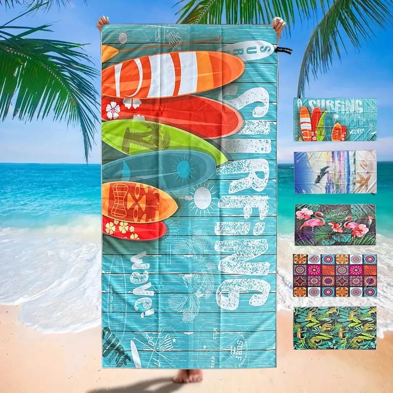 Telo Mare Lusso Bohemien Mandala 80x160cm ad Asciugatura Rapida, Anti-Sabbia in Microfibra per Viaggi, Campeggio e Uso Familiare