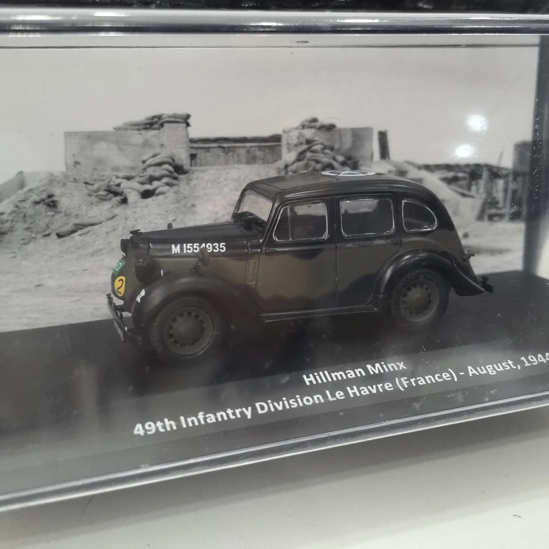 Modellino Auto in Lega Diecast IXO Scala 1/43 HILLMAN MINX 1944 D7