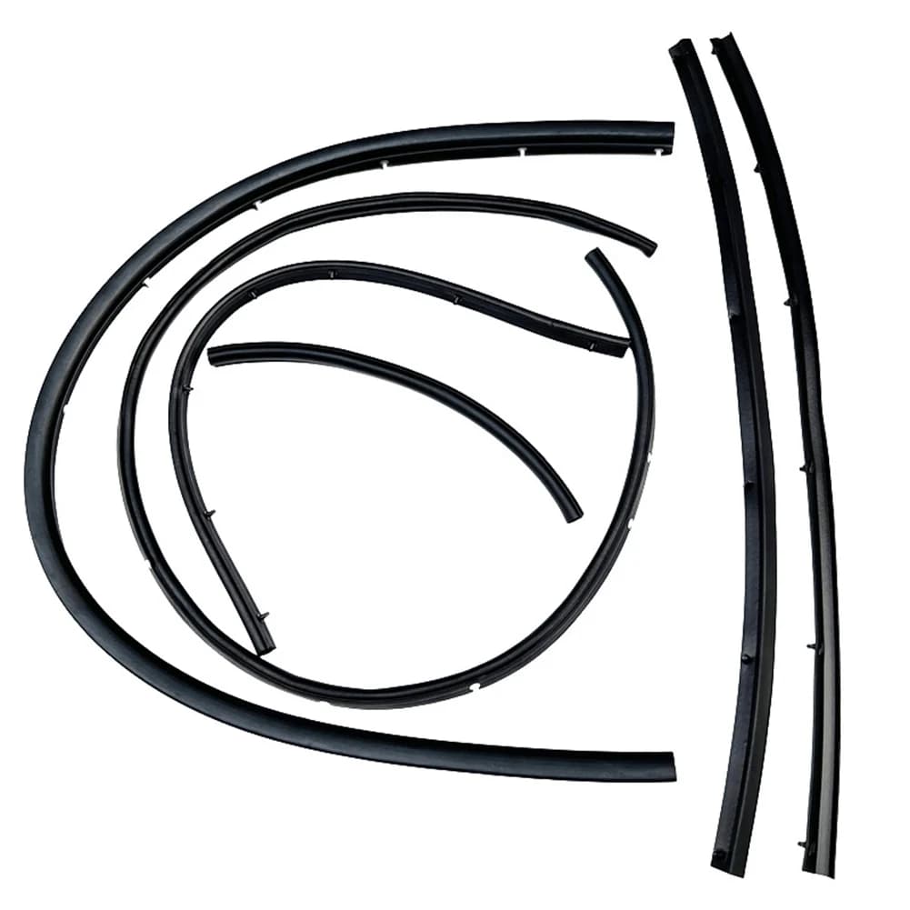Front Hood Weather Strip Seal 6pcs Rubber for Mitsubishi For Pajero For Montero V93 V97 Between 2008 and 2016 OEM Part Numbers