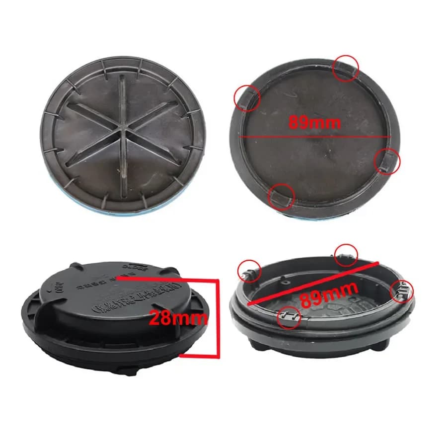Per Hyundai IX45 Santa Fe 2013-2017 Luce Basso Faro Copertura Antipolvere Impermeabile Antipolvere Faro Lampada Tappo di Accesso 89mm