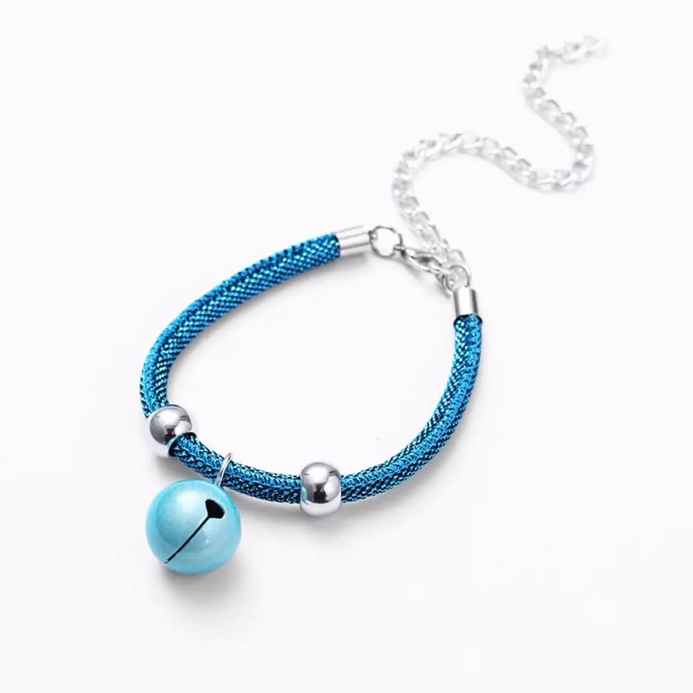 Lovely With Bell Extension Chain Easy Wear Adjustable Cat Necklace Pet Collar Pet Supplies Grooming Accessories