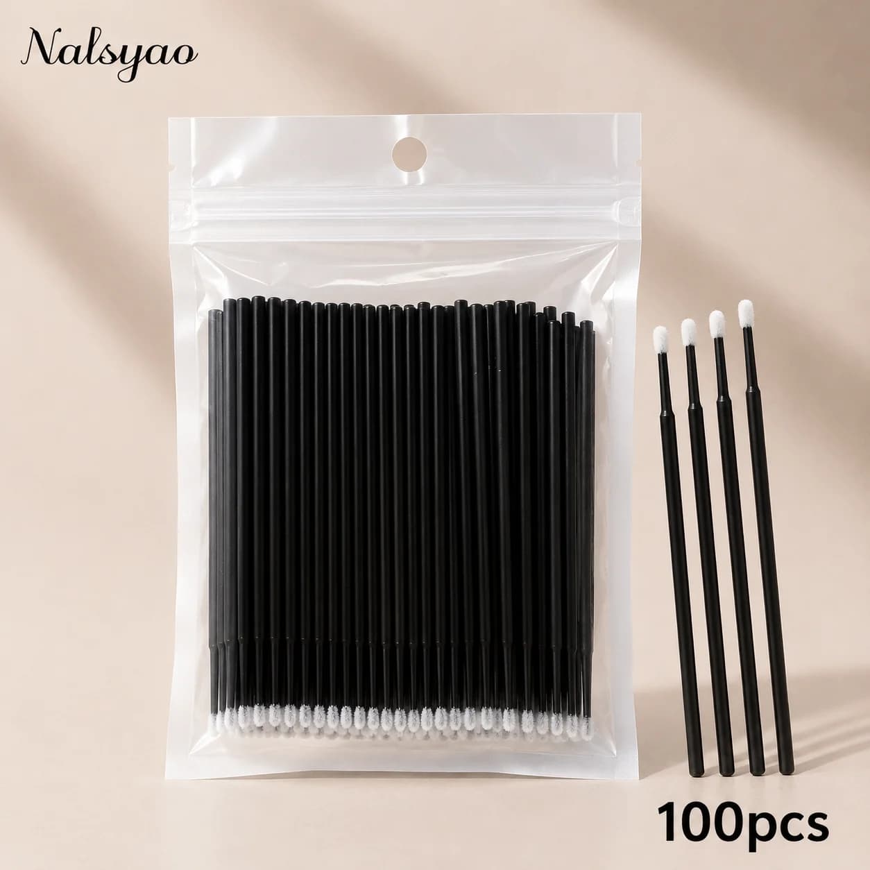 Disposable Lash Removing Swab Microbrush Mascara Wands Applicator 100/400pcs Micro Brush Eyelash Extension Makeup brushes Tools
