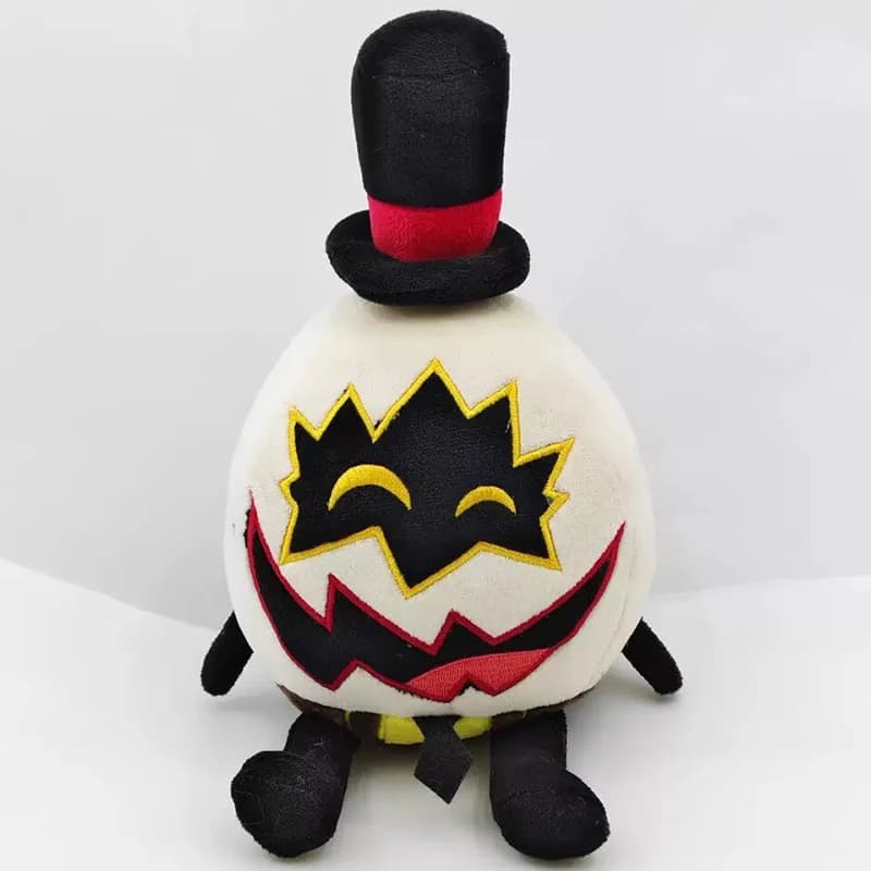 Cartoon Evil Boss Eggmen Peluche Bambola Divertente Eggmen Cappello Peluche 20x10 cm Ventole Collezione Giocattolo Regali di compleanno per feste