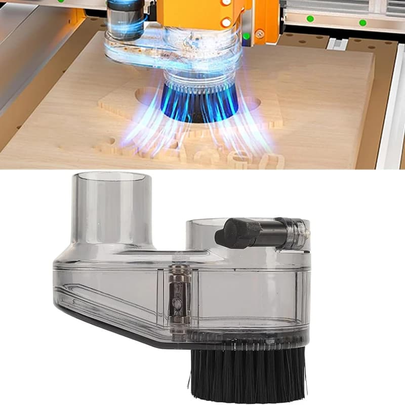 Spazzola per mandrino per pattino antipolvere per copertura antipolvere per router CNC per motori 775 compatibile con macchina per incidere CNC 3018 3020 4540 52M