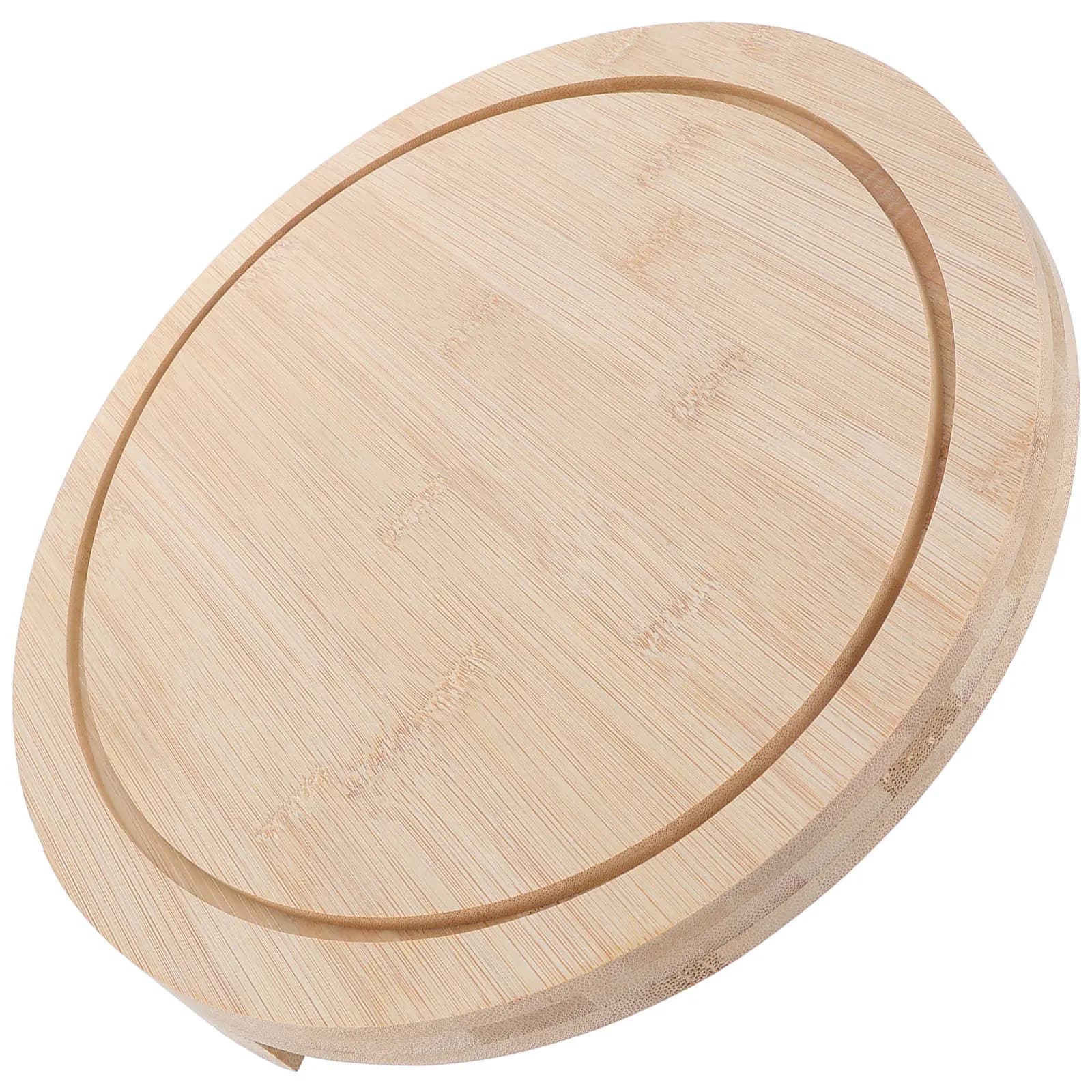 Bamboo Corner Cutting Board for Kitchen Cabinets Round Edge Nonslip Chopping Board for Countertops Vegetable Cheese Meat Food