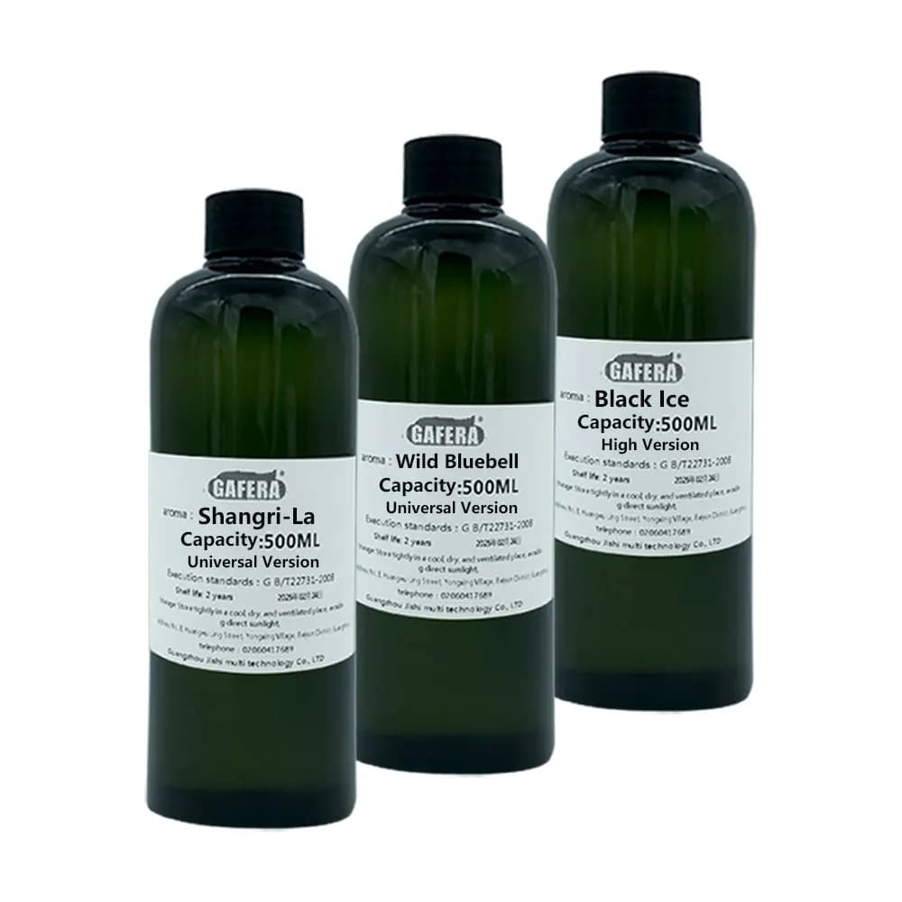 GAFERA 500ml(16.9 fl.oz) Black Ice Hilton Essential Oils - For All Waterless Diffuser, Hotel Diffuser Replenish Aromatherapy Oil