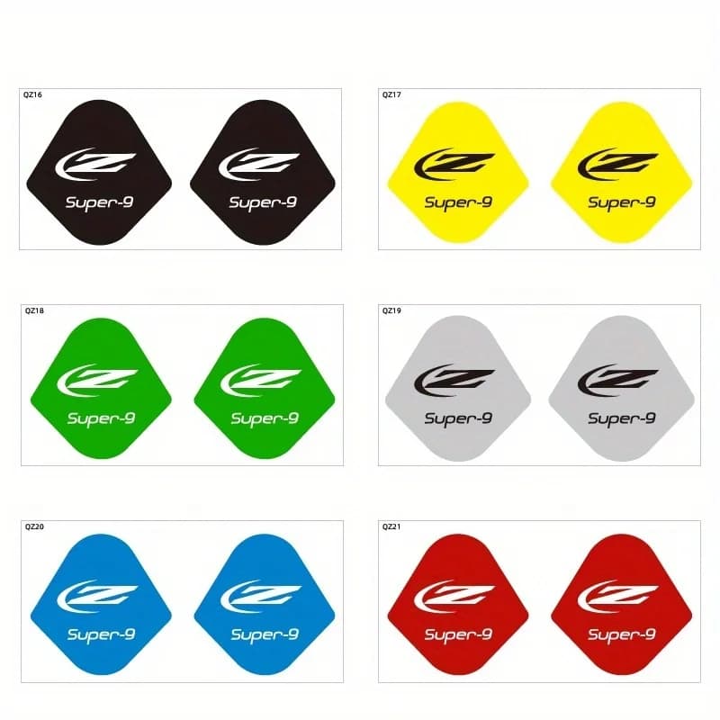 2 PEZZI/SET Multicolor waterproof adhesive with rhombus pattern for bicycle helmet decorations