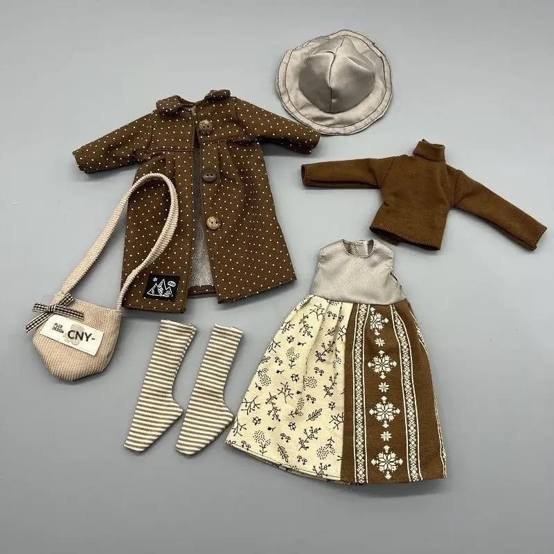 Set di Accessori per Bambole SUSU, Scala 1/6, 30cm, Corpo GL, Vestiti Lolita Fai-da-Te, Adatti per Abiti da Bambola