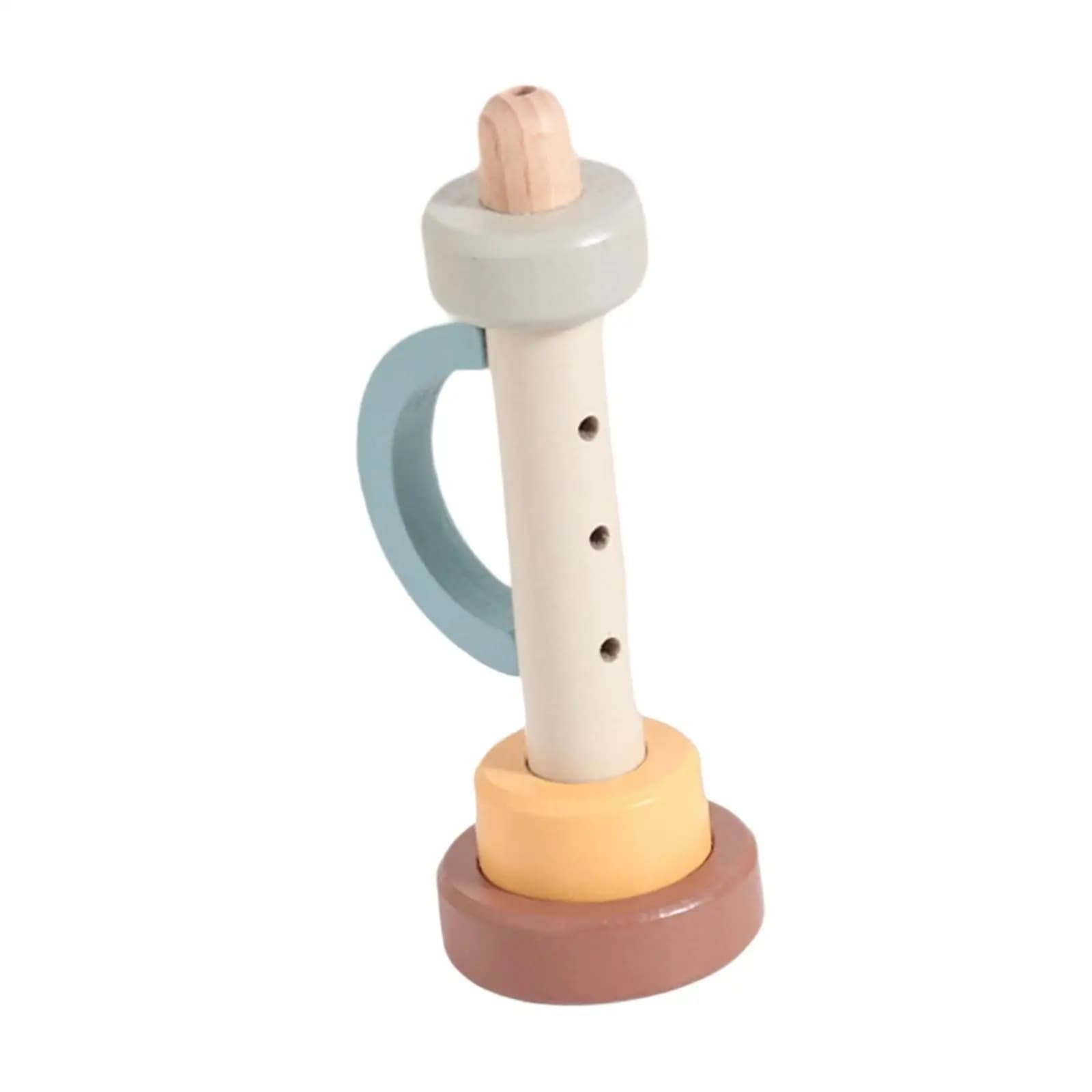 Giocattolo Musicale per Bambini, Strumenti Ritmici in Legno, Regalo di Compleanno per Bambini e Bambine di 1 2 3 Anni