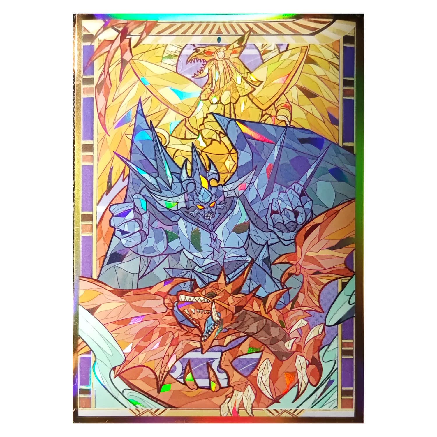 63x90mm 60PCS Buste per carte olografiche Buste per carte YUGIOH Illustrazione Anime Cover protettiva per carte per giochi da tavolo Carte collezionabili