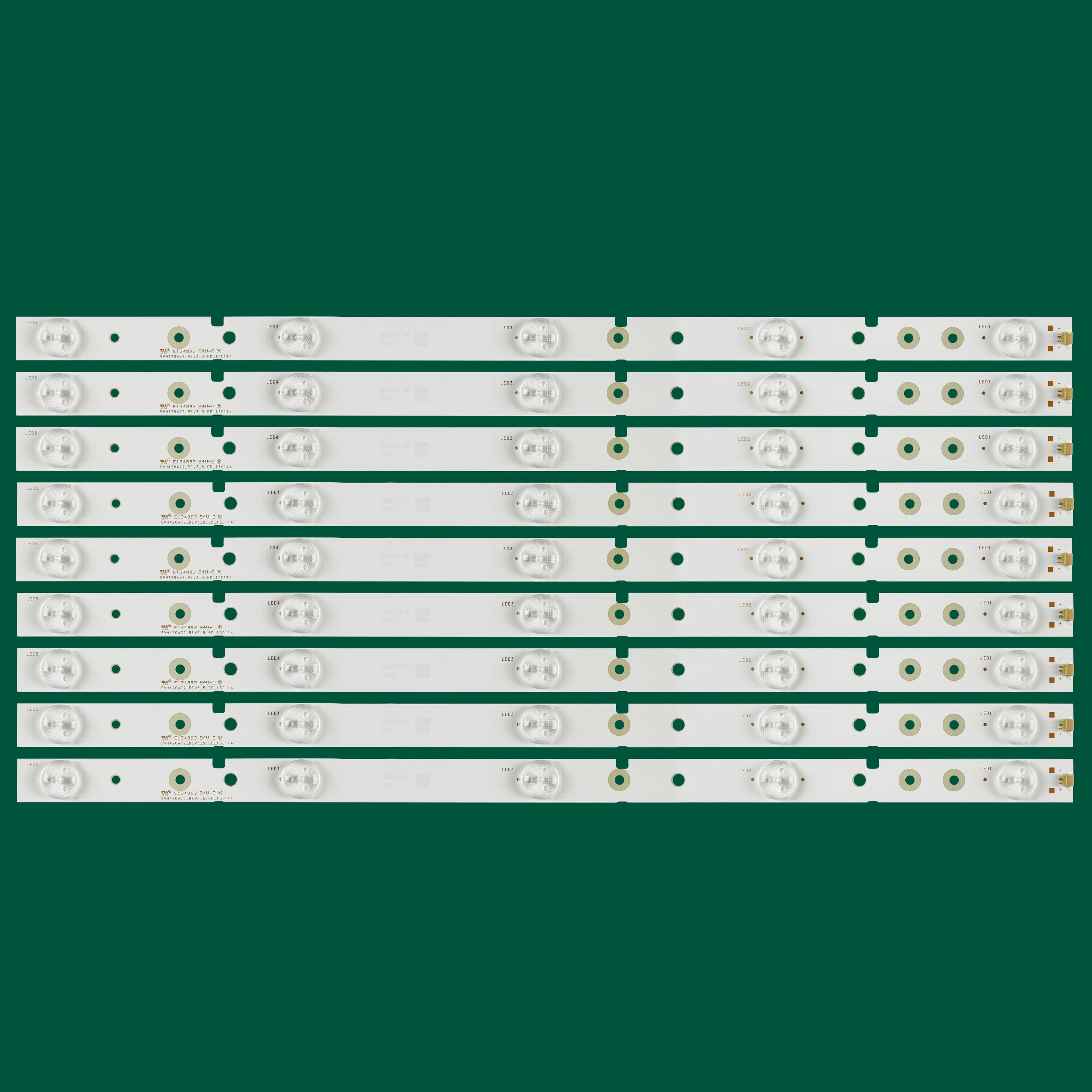 9 pz/set striscia di Retroilluminazione A LED Per 39 "SW 39 3228 05 REV1.1 120814 SVH420A72_REV3_5LED_130114 JL.D42051330-003AS-M SVH420A95