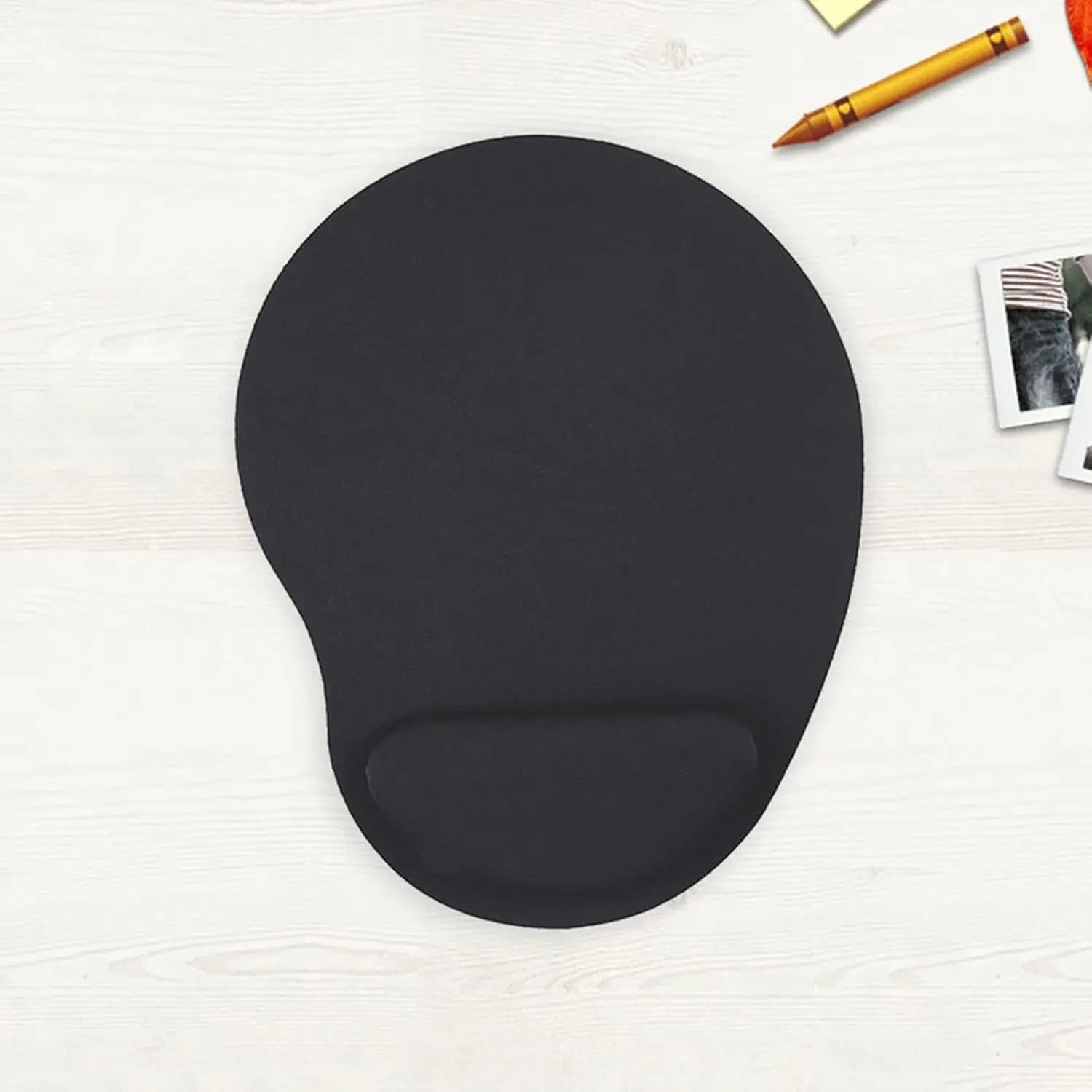 Tappetino per mouse con supporto per poggiapolsi in EVA, cuscino per mouse da tavolo in EVA per ufficio, tappetino per mouse per computer con supporto per polso antistress, dolore