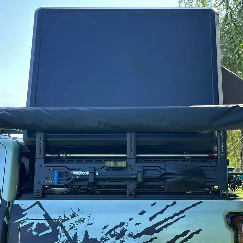 Factory Hot Sale-4X4 Aluminum HardShell Rooftop Outdoor Camping And Pickup Truck Clamshell Roof Tent