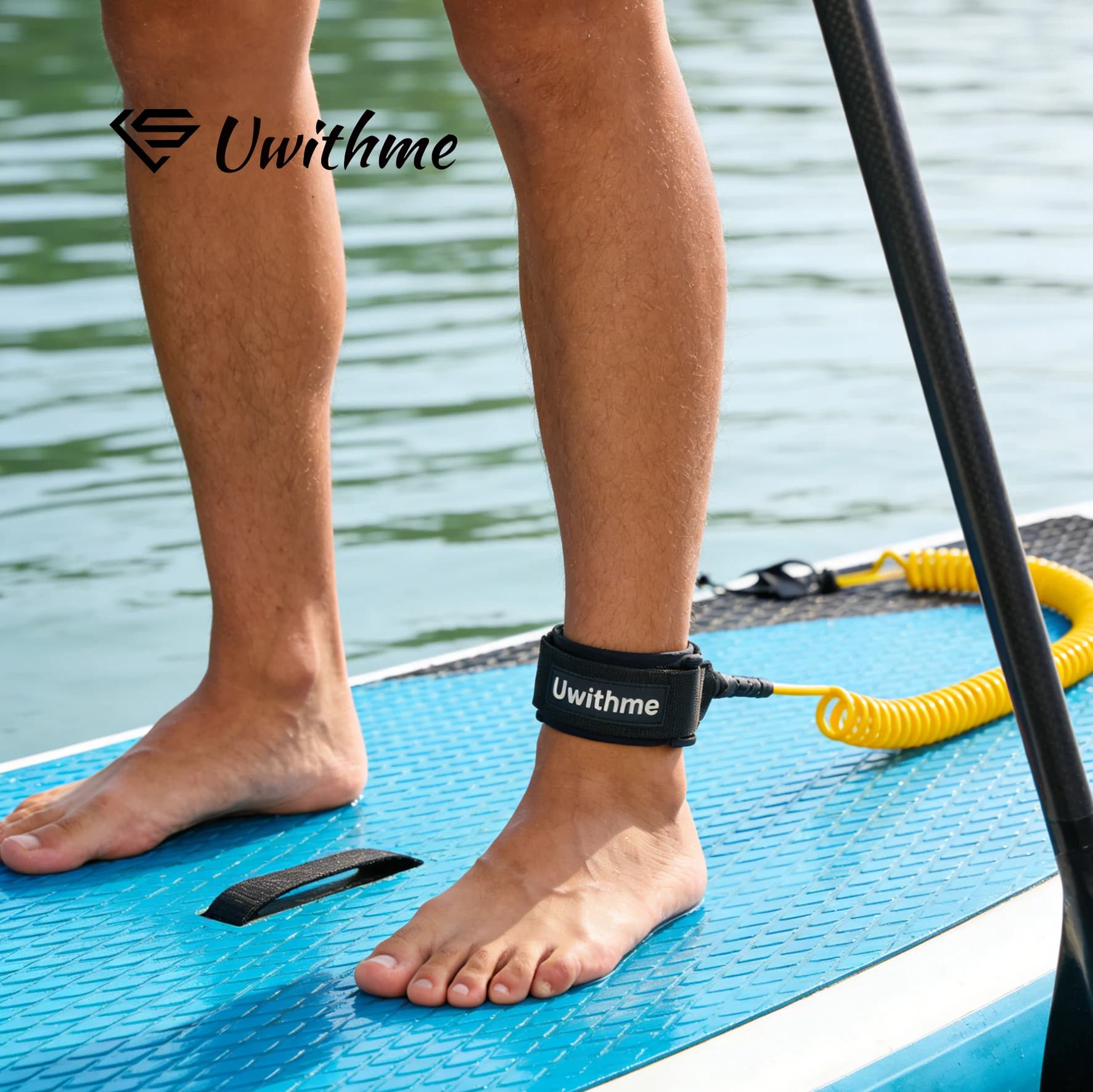 TPU Tavola da surf Guinzaglio regolabile a spirale SUP Primavera Cinturino da polso Stand-Up Paddle Board Gamba Corda Shortboard Longboard Guinzaglio di sicurezza