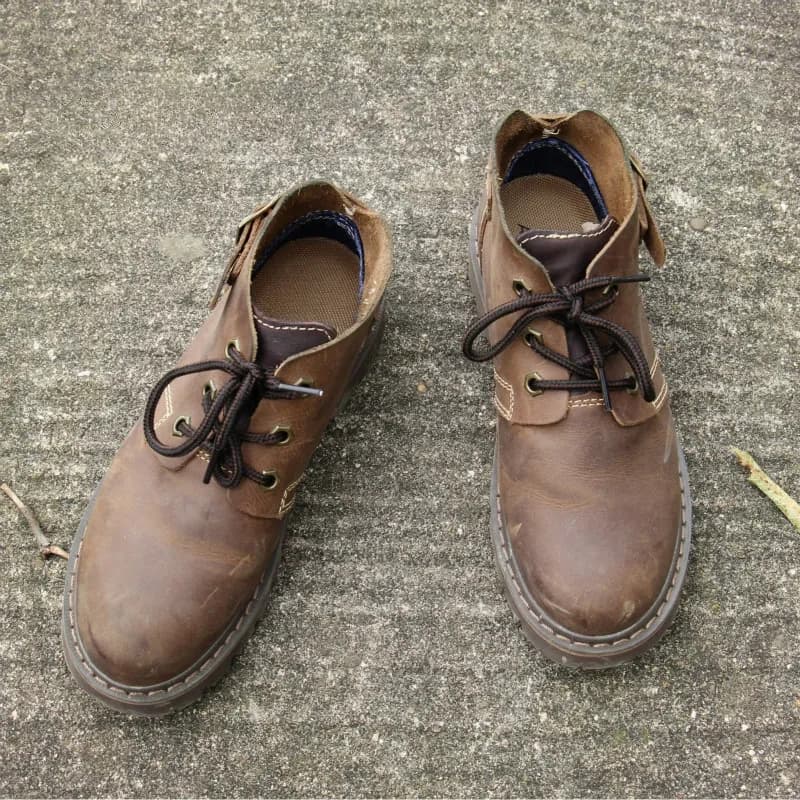 Stivaletti da cowboy western da uomo in vera pelle con utensili Scarpe alte da donna da uomo Stivali con testa grande Amanti
